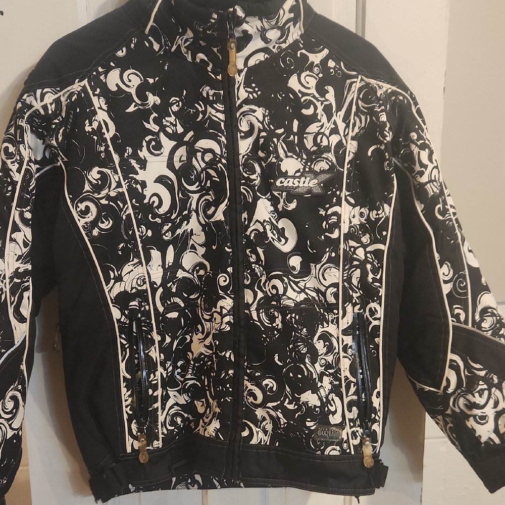 Castle X Women's Black and White Ski Jacket